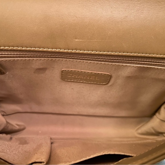 CHANEL Large LEBOY BAG QUILTED LAMBSKIN in Box! - Picture 8 of 17